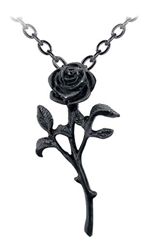 Alchemy The Romance of Black Rose Pendant Gothic