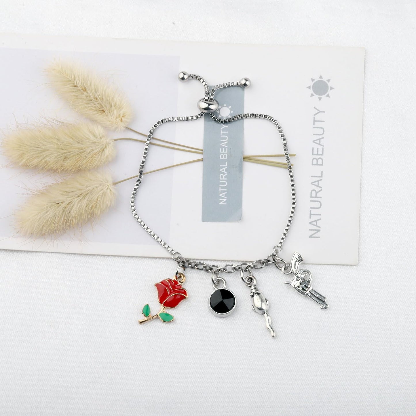 UJIMS Haunting Adeline Inspired Gift Run Little Mouse Bracelet Zade Meadows Fans Jewelry Dark Romance Merch Smut Reader Gift (LittleMouseBLACKBracelet)