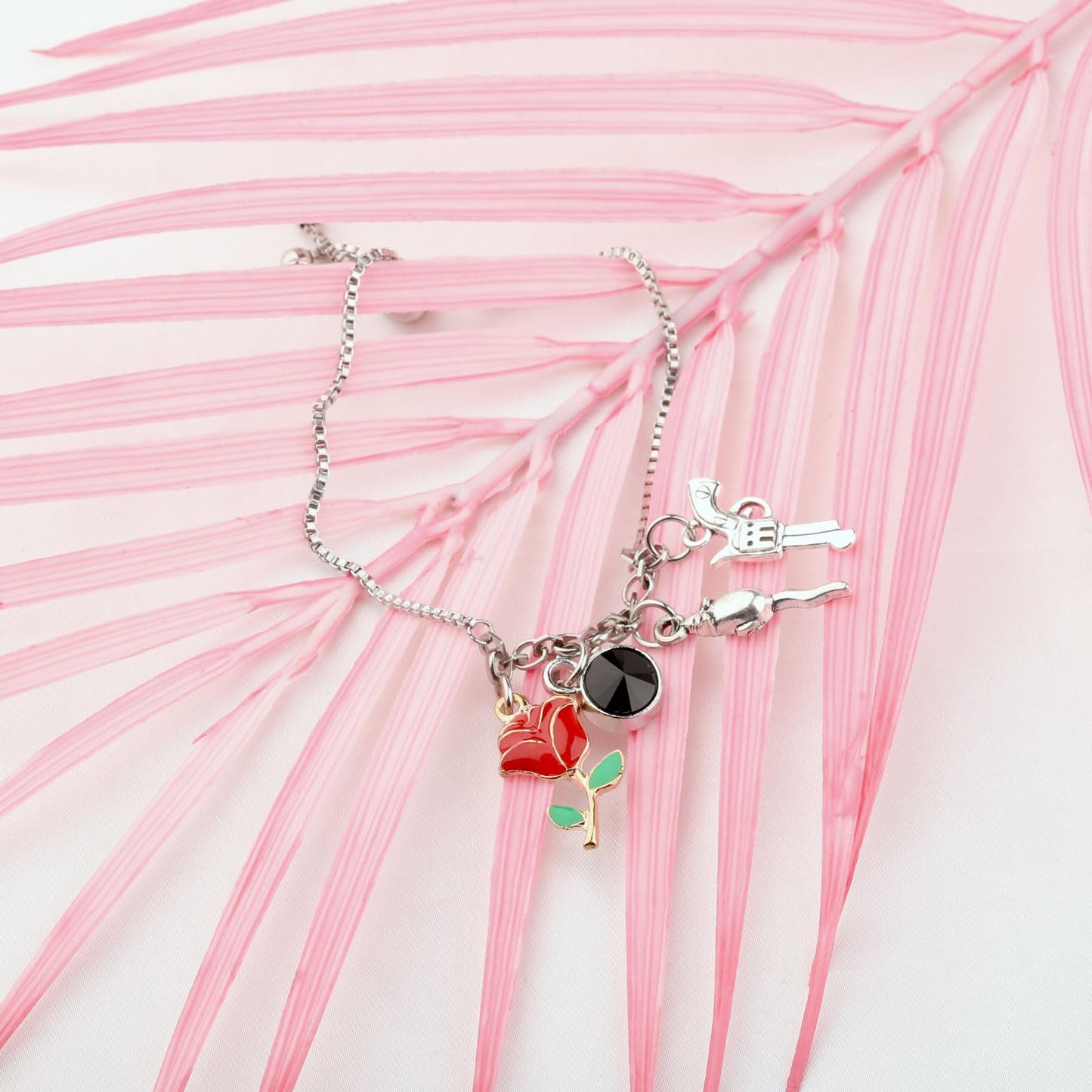 UJIMS Haunting Adeline Inspired Gift Run Little Mouse Bracelet Zade Meadows Fans Jewelry Dark Romance Merch Smut Reader Gift (LittleMouseBLACKBracelet)