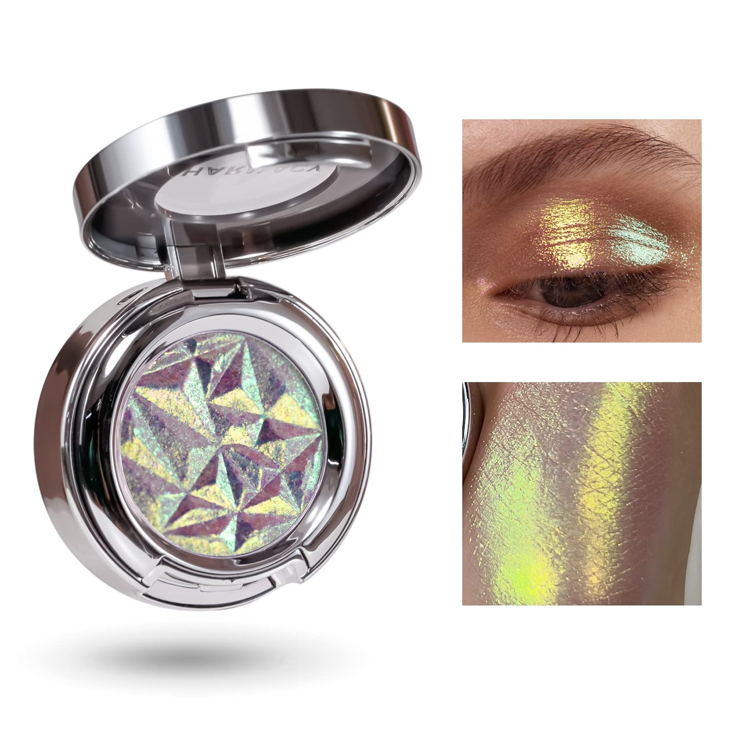 CHARMACY Multichrome Eyeshadow, Insane Shifters Chameleon Eyeshadow, Creates High-Impact, Glitter Metallic Eye Looks, 100% Vegan and Cruelty Free, 1.9g (#810)
