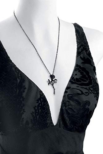 Alchemy The Romance of Black Rose Pendant Gothic