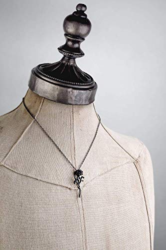 Alchemy The Romance of Black Rose Pendant Gothic