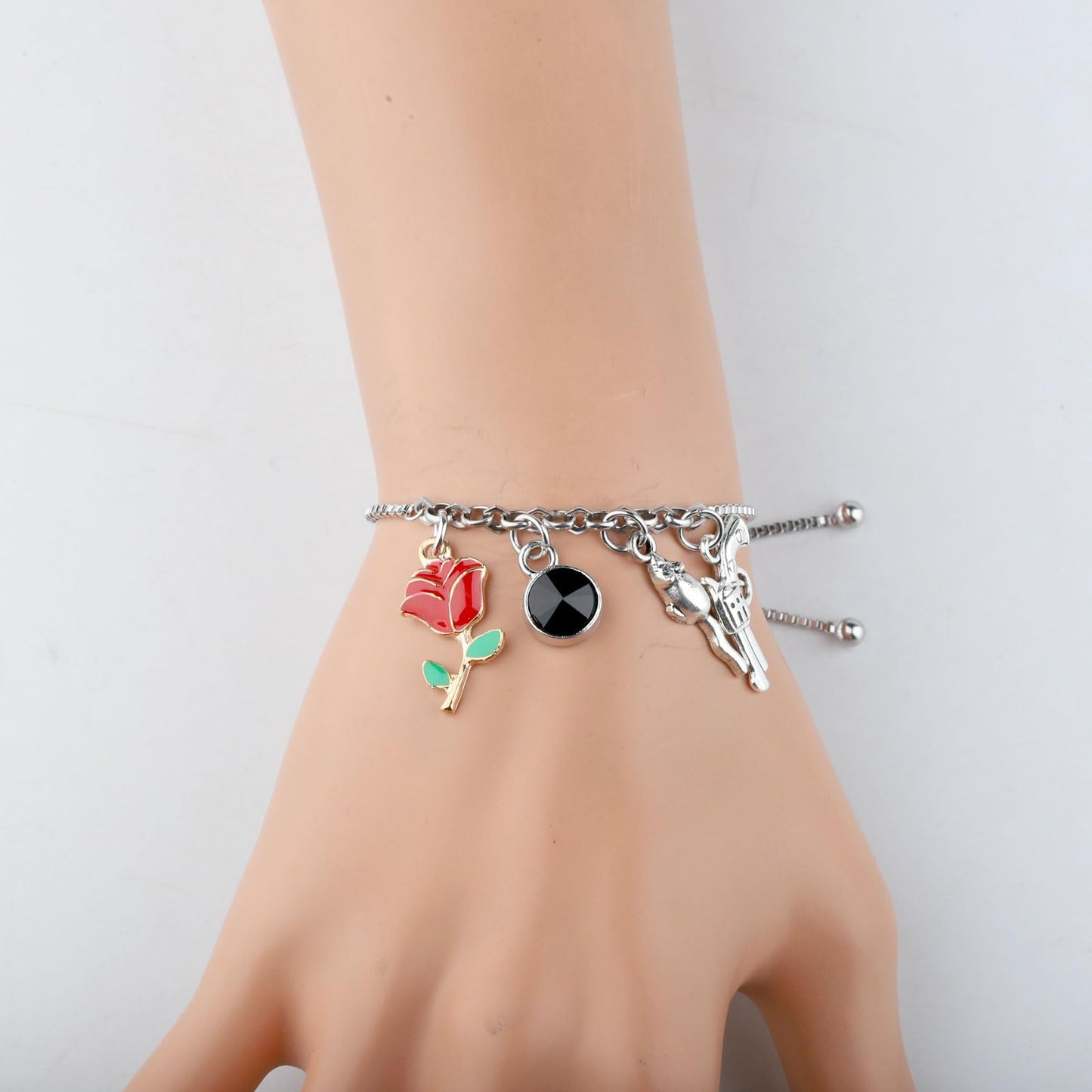 UJIMS Haunting Adeline Inspired Gift Run Little Mouse Bracelet Zade Meadows Fans Jewelry Dark Romance Merch Smut Reader Gift (LittleMouseBLACKBracelet)