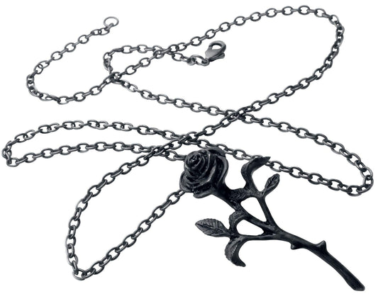 Alchemy The Romance of Black Rose Pendant Gothic