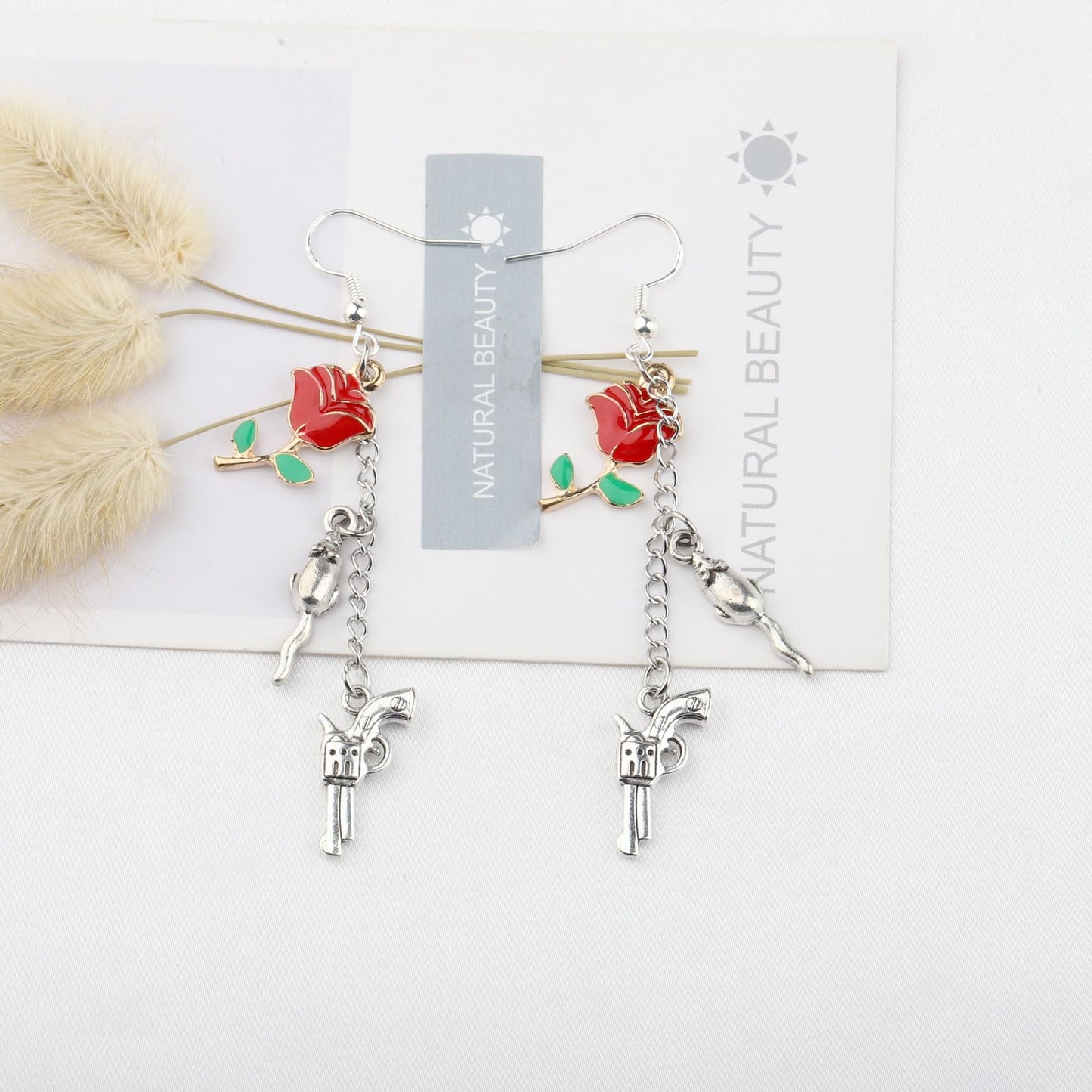 UJIMS Haunting Inspired Gift Run Little Mouse Earrings Dark Romance Merch Smut Reader Gift Spicy Book Reading Jewelry(LittleMouseBLACKEarrings)