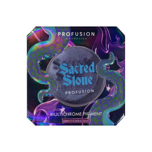 Profusion Cosmetics Sea Witch Pigment Eyeshadow, Unleashes Intense Duochrome Magic and Achieve Mesmerizing Eye Looks, Bold Beauty Essentials and Exile Adds Mystical Flair to Any Look, Exile