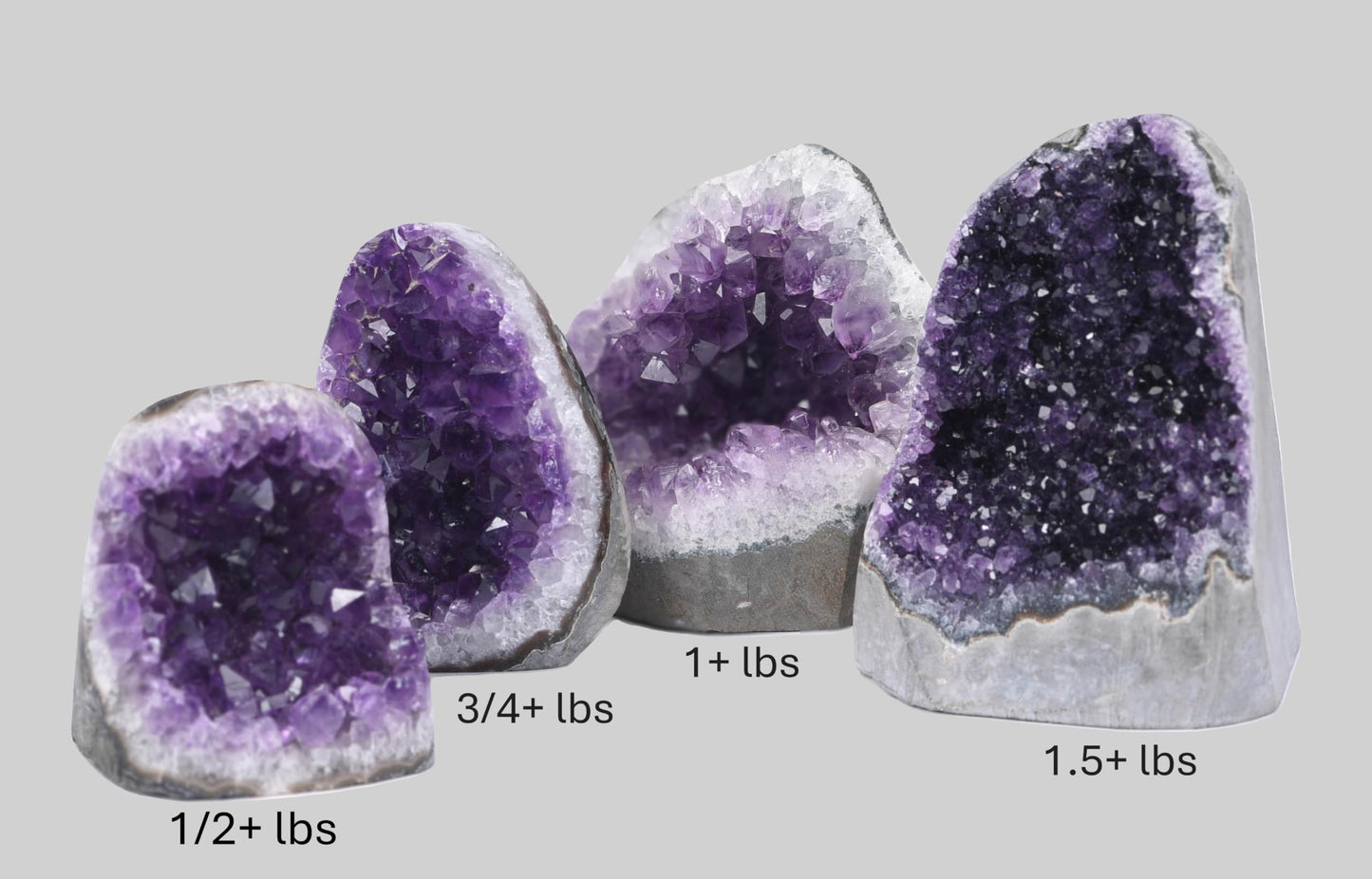 Extreme Rocks & Fossils Premium Amethyst Geode Stone Cluster [1 to 1.5 lb.] - Each Piece is Unique & Natural - Real Raw Healing Crystal Rock from Uruguay - Deep Purple Decoration - Free Selenite Wand