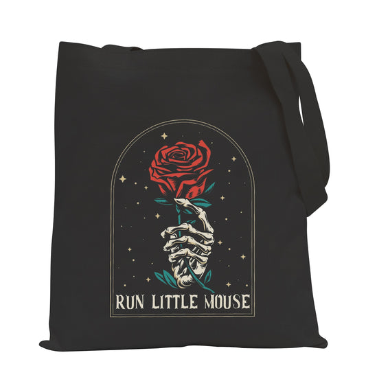 POFULL Dark Romance Little Mouse Tote Bag Book Lover Book Club Gift