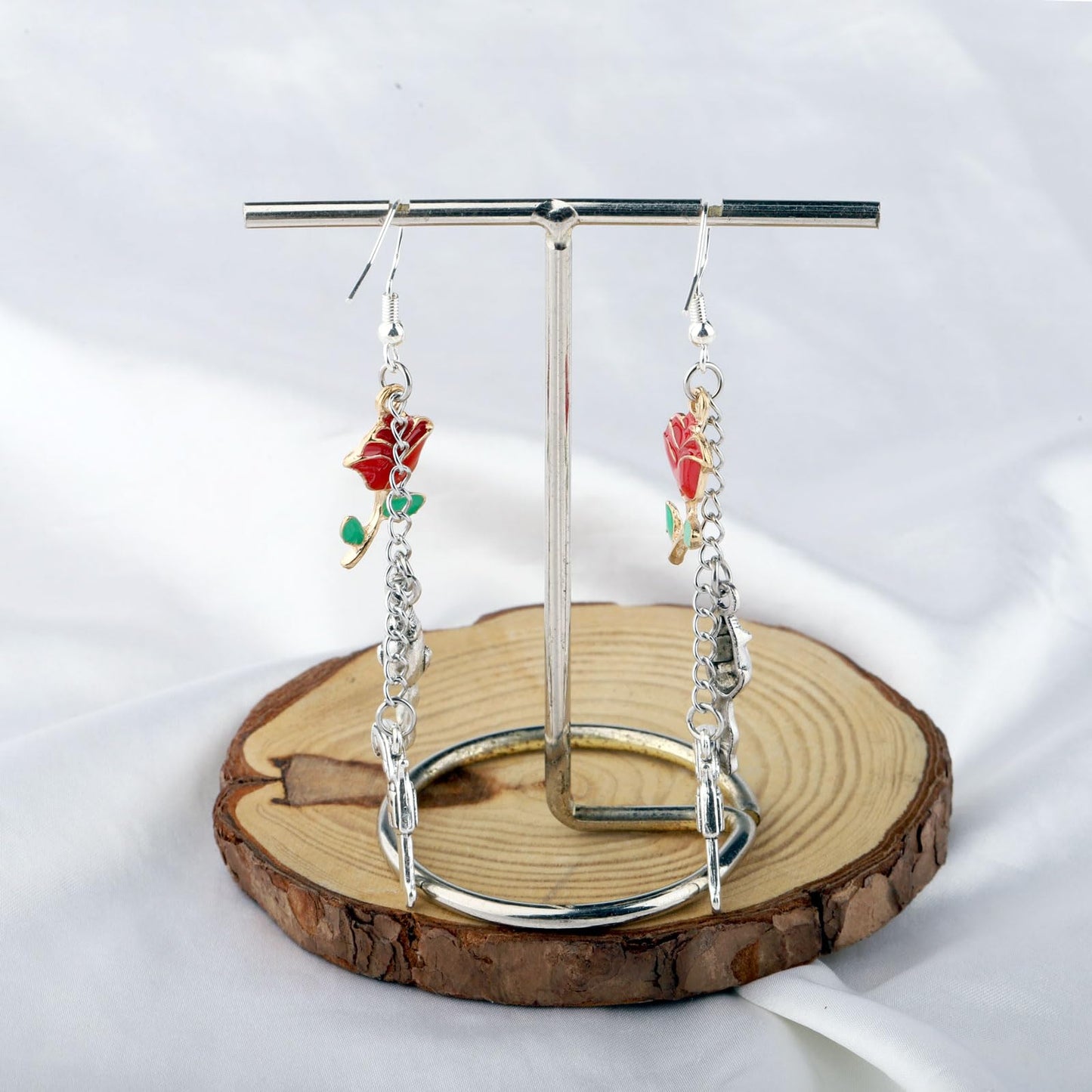UJIMS Haunting Inspired Gift Run Little Mouse Earrings Dark Romance Merch Smut Reader Gift Spicy Book Reading Jewelry(LittleMouseBLACKEarrings)