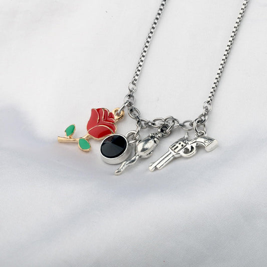 UJIMS Haunting Adeline Inspired Gift Run Little Mouse Bracelet Zade Meadows Fans Jewelry Dark Romance Merch Smut Reader Gift (LittleMouseBLACKBracelet)